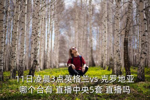 11日凌晨3點(diǎn)英格蘭vs 克羅地亞哪個臺有 直播中央5套 直播嗎