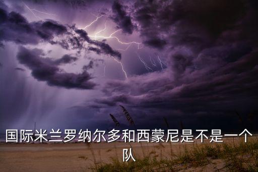 國際米蘭羅納爾多和西蒙尼是不是一個(gè)隊(duì)