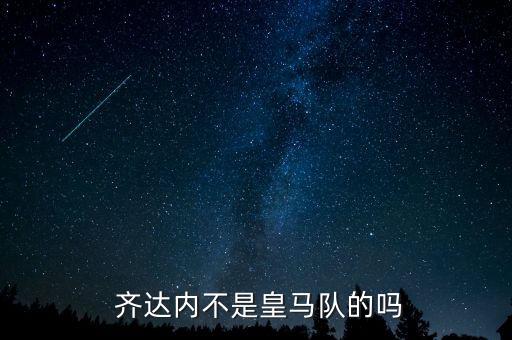  齊達(dá)內(nèi)不是皇馬隊(duì)的嗎