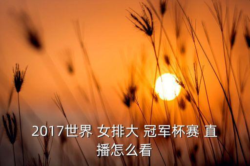 女排大冠軍杯哪個臺直播,明晚15:00繼續(xù)直播冠軍爭奪戰(zhàn)