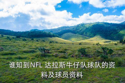 誰知到NFL 達(dá)拉斯牛仔隊球隊的資料及球員資料