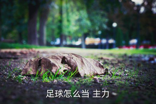 足球怎么當(dāng) 主力