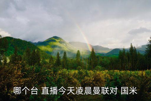 哪個臺 直播今天凌晨曼聯(lián)對 國米