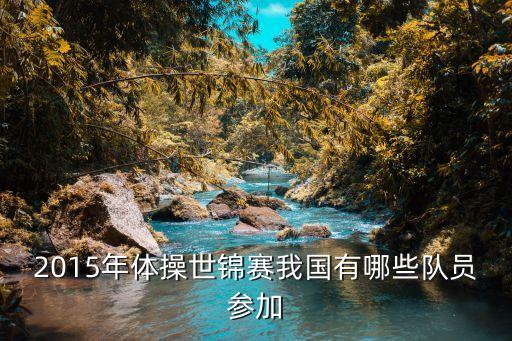 2015年體操世錦賽我國有哪些隊(duì)員參加
