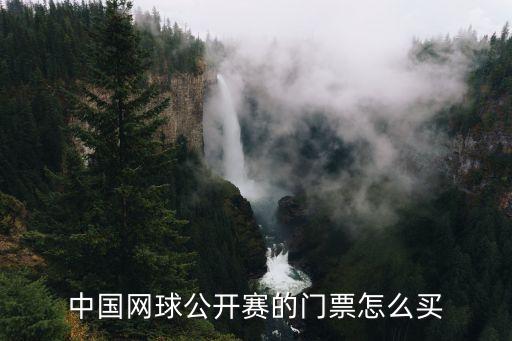 中國網球公開賽的門票怎么買