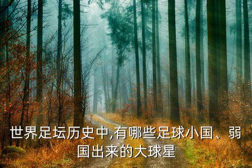 世界足壇歷史中,有哪些足球小國(guó)、弱國(guó)出來(lái)的大球星