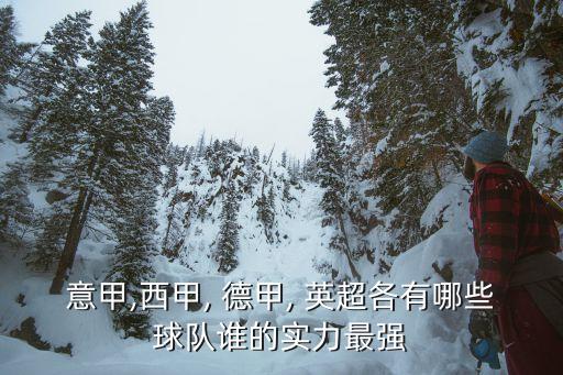 英超與德甲哪個厲害,英超懸念比意甲大我覺得兩隊實力差不多
