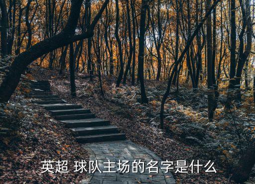  英超 球隊(duì)主場(chǎng)的名字是什么