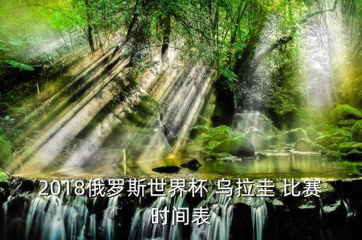 2018俄羅斯世界杯 烏拉圭 比賽時間表