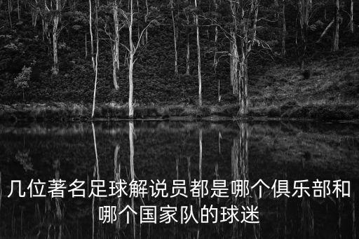 幾位著名足球解說員都是哪個(gè)俱樂部和哪個(gè)國家隊(duì)的球迷
