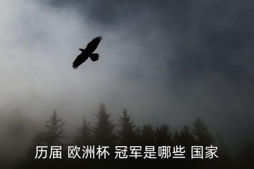 歷屆 歐洲杯 冠軍是哪些 國(guó)家