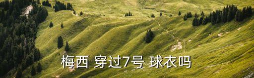 梅西 穿過7號(hào) 球衣嗎