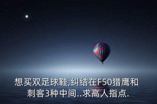 想買雙足球鞋,糾結(jié)在F50獵鷹和 刺客3種中間..求高人指點(diǎn).