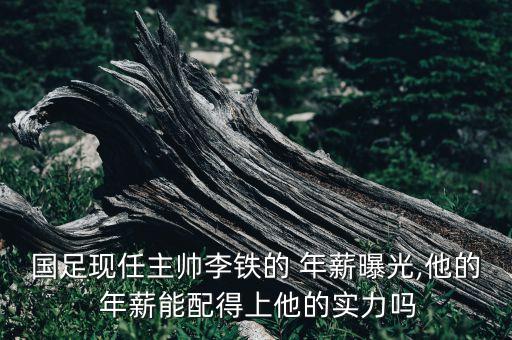國足現(xiàn)任主帥李鐵的 年薪曝光,他的 年薪能配得上他的實(shí)力嗎