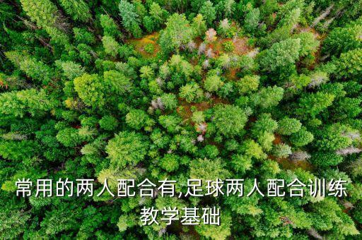 足球常用的兩人配合有,足球兩人配合訓練教學基礎(chǔ)