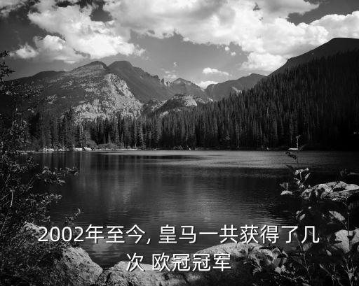 2002年至今, 皇馬一共獲得了幾次 歐冠冠軍