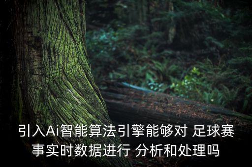 引入Ai智能算法引擎能夠?qū)?足球賽事實時數(shù)據(jù)進(jìn)行 分析和處理嗎