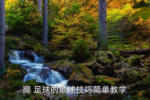 踢 足球的顛球技巧簡(jiǎn)單教學(xué)