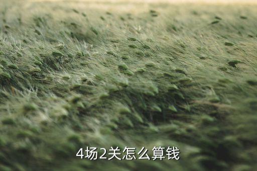 4場2關怎么算錢