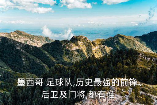  墨西哥 足球隊(duì),歷史最強(qiáng)的前鋒、后衛(wèi)及門將,都有誰