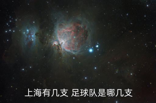  上海有幾支 足球隊(duì)是哪幾支