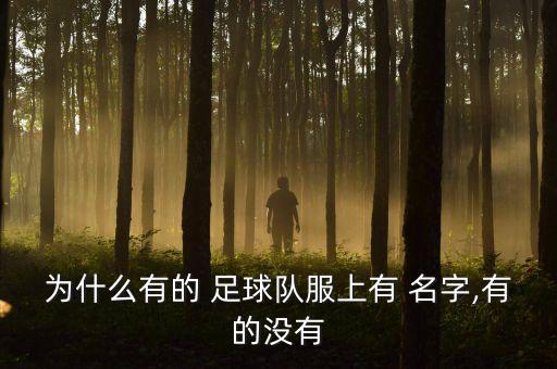 為什么有的 足球隊(duì)服上有 名字,有的沒有