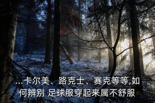 ...卡爾美、路克士、賽克等等,如何辨別 足球服穿起來(lái)屬不舒服