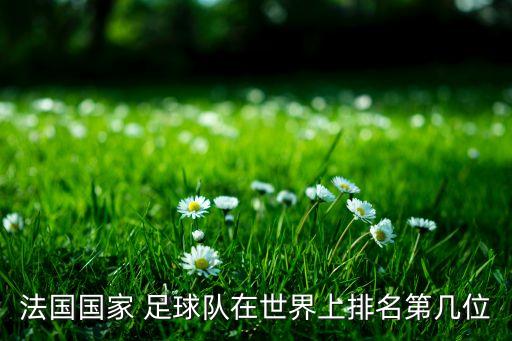 法國國家 足球隊在世界上排名第幾位
