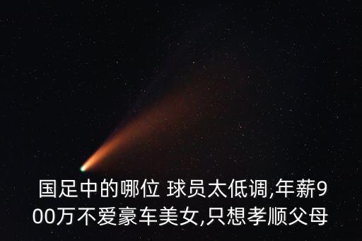  國(guó)足中的哪位 球員太低調(diào),年薪900萬(wàn)不愛豪車美女,只想孝順父母