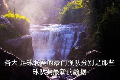 各大 足球聯(lián)賽的豪門強(qiáng)隊(duì)分別是那些球隊(duì)要最新的數(shù)據(jù)