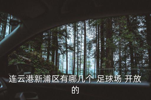 連云港新浦區(qū)有哪幾個(gè) 足球場(chǎng) 開(kāi)放的