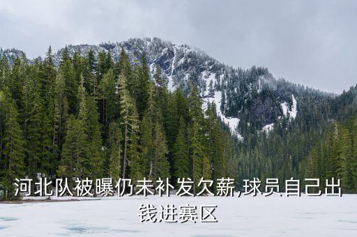 河北隊被曝仍未補(bǔ)發(fā)欠薪,球員自己出錢進(jìn)賽區(qū)