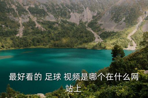 最好看的 足球 視頻是哪個在什么網站上