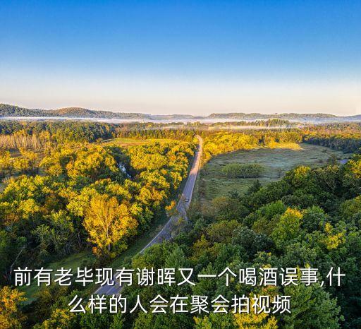 前有老畢現(xiàn)有謝暉又一個(gè)喝酒誤事,什么樣的人會(huì)在聚會(huì)拍視頻