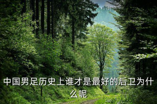 中國(guó)男足歷史上誰才是最好的后衛(wèi)為什么呢