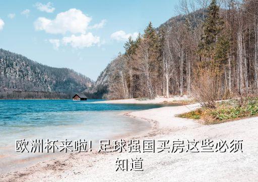 歐洲杯來啦! 足球強(qiáng)國(guó)買房這些必須知道