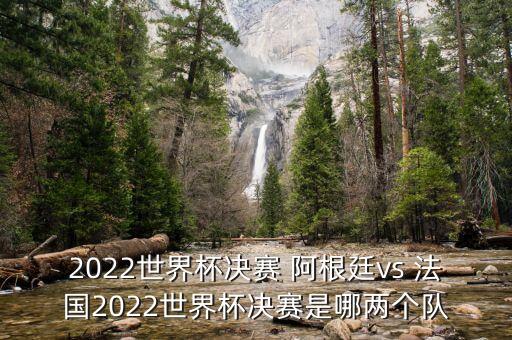 2022世界杯決賽 阿根廷vs 法國2022世界杯決賽是哪兩個隊