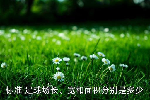標(biāo)準(zhǔn) 足球場長、寬和面積分別是多少