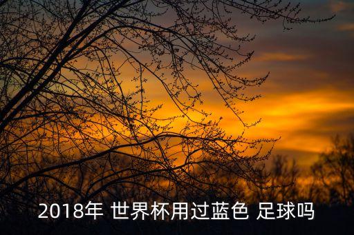 2018年 世界杯用過(guò)藍(lán)色 足球嗎