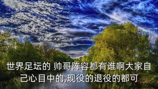 世界足壇的 帥哥陣容都有誰(shuí)啊大家自己心目中的,現(xiàn)役的退役的都可