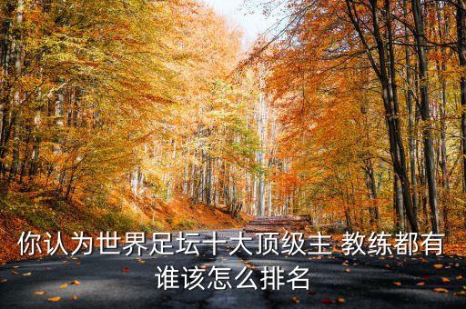 你認(rèn)為世界足壇十大頂級(jí)主 教練都有誰(shuí)該怎么排名