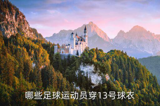 哪些足球運動員穿13號球衣