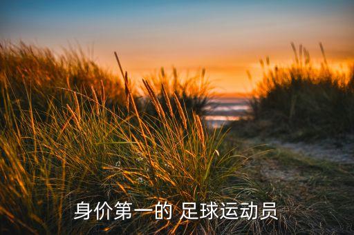 身價第一的 足球運動員