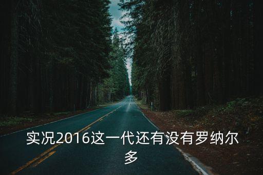  實(shí)況2016這一代還有沒(méi)有羅納爾多